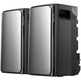ECOFLOW Stream Max 2er-Pack, Balkonkraftwerk mit Speicher, 3,84kWh Solarspeicher, 2300W Dual AC-Anschlüsse, erweiterbarer Kapazität bis zu 11,52kWh, 6000 Ladezyklen, AI, Plug&Play