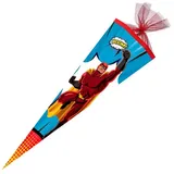 NESTLER Schultüte / Zuckertüte / 85cm / eckig / "Superhero"