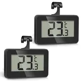 Kühlschrankthermometer Thermometer Kühlschrank 2 Stück Digital Kühlschrank Ge...