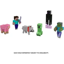 Minecraft Craft-A-Block Figuren aus dem Sortiment, authentischer Charakter aus dem Videospiel