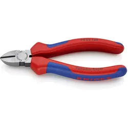 1St. Knipex 70 02 140 Seitenschneider 2-Komp. Griffhülle, Kopf poliert 140 mm