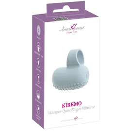 beau coeur Fingervibrator „KIREMO“ mit 10 Vibrationsmodi, blau