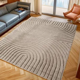Ayyildiz Kurzflorteppich Art 1122 Beige 140 cm x 200 cm