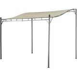 Jet-Line Pavillion Lagos beige 3x2.5 m Anbaupavillon Pergola Sonnenschutz