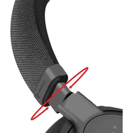 forcell F-AUDIO Kabellose Over-Ear-Kopfhörer ANC Touch Beat Bluetooth Kopfhörer 500mAh Schwarz