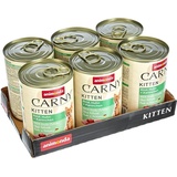 animonda ¦ CARNY  Kitten -  Rind, Huhn & Kaninchen -  6 x 400 g ¦ nasses Katzenf