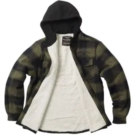 West Coast Choppers Hell Bent Flannel Jacke grün L