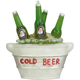 Krebs Glas Lauscha Weihnachtsornament Bierkühler 1-tlg. 9cm