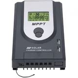 aqxreight Solarladeregler, 20A MPPT Solarladeregler Regler 260W 12V 520W 24V Parameter Einstellbare Temperaturerkennung FüR Wohnmobile Yachten