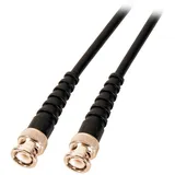 EFB-Elektronik RG58-Verlängerungskabel 2 x Stecker gerade 3 m Schwarz