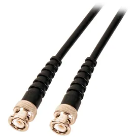 EFB-Elektronik RG58-Verlängerungskabel 2 x Stecker gerade 3 m Schwarz