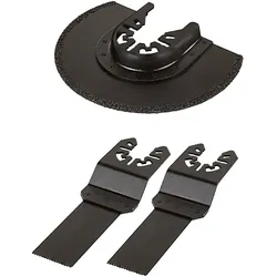 Wolfcraft Multitool Multimaster Sägeblatt Zubehör-Set  3-tlg Universal-Aufnahme