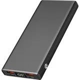 2Go Powerbank 10000mAh USB-C Aluminium - Schwarz