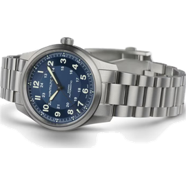 Hamilton Khaki Titanium Auto H70205140 - - Blau