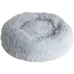 SNAPPY Haustierbett kuscheliger Donut grau L 70x70x15cm