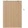 vidaXL Fensterjalousien & -schatten Hellbraun 120 x 160 cm Bambus