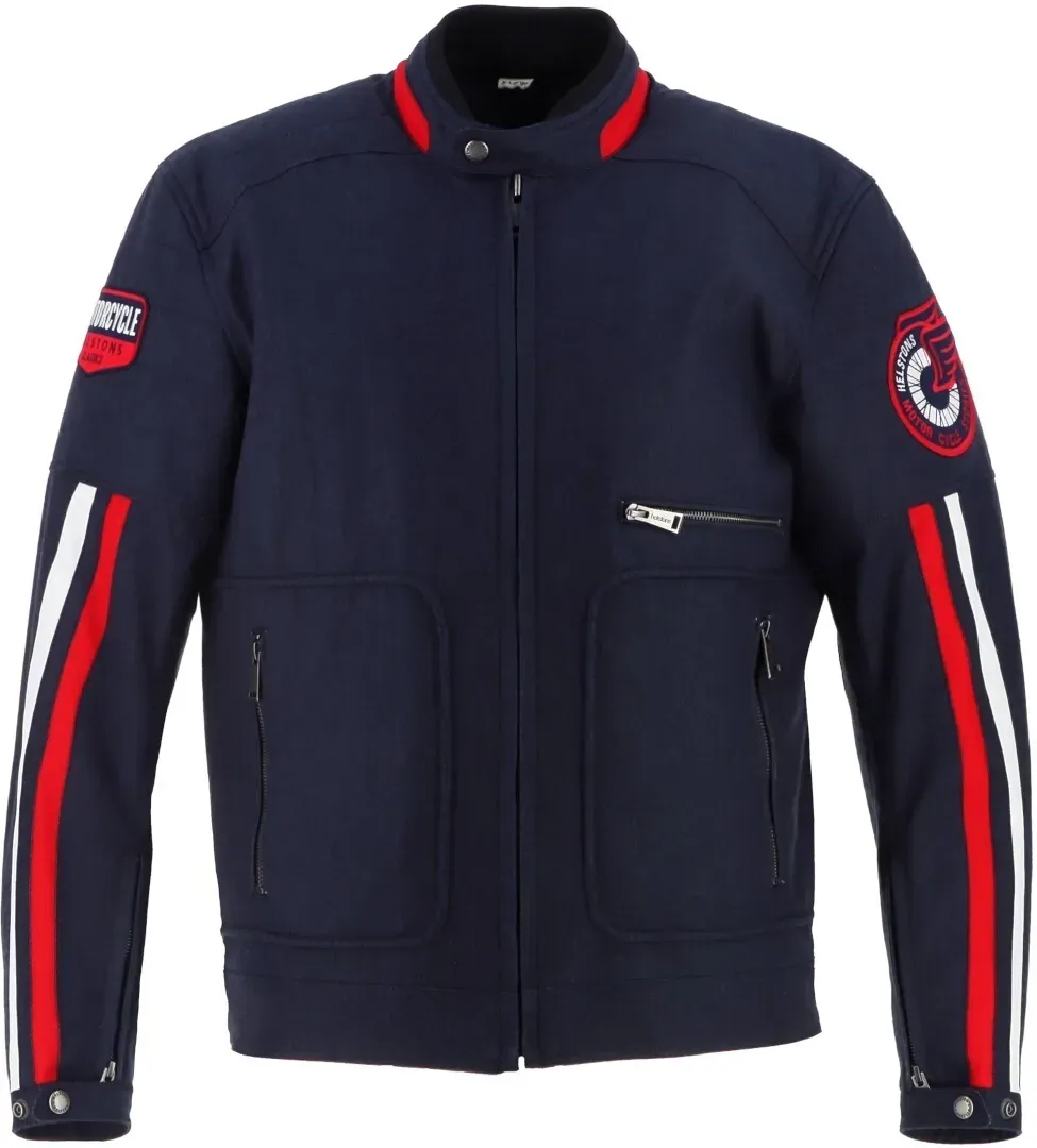 Helstons Vulcan Motorrad Textiljacke, blau, Größe XL für Männer