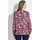 GOLDNER Moderne Rüschenbluse beere 23