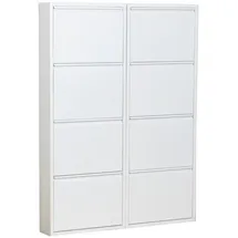 VCM Pisa 101 x 140 x 16 cm 8 Klappen weiß / weiß