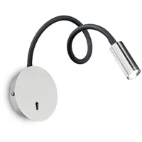 Ideal Lux LED Wandlampe Focus-2 Chrom