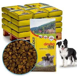 deuka dog Welpenkost 17x15kg - Trockenfutter für Welpen & Junghunde mit Geflügel & MOS
