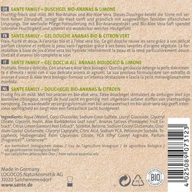 Sante Family Duschgel Bio-Ananas & Limone 950 ml