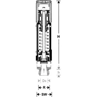 Riegler Hochleistungs-Sicherheitsventil, MS, G 3/4, Ansprechdruck 18 bar