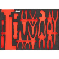 VIGOR Weichschaumeinlage, leer, V5636N-L, L x B x H: