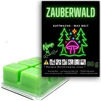 WonderWax Duftwachs WonderWax® Neon Duftwachs 6 Würfel, (Zauberwald), Duftrichtung: Zauberwald