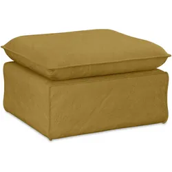 HKliving - Nomad Sofa, Hocker, Leinen / burnt ochre