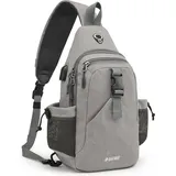 luxuskollektion Canvas Brusttasche Schultertasche Sling Bag Herren Damen Wandern