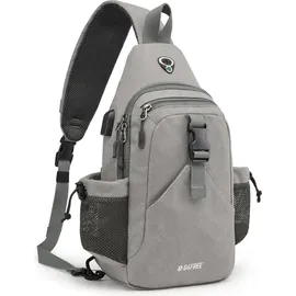 luxuskollektion Canvas Brusttasche Schultertasche Sling Bag Herren Damen Wandern