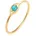 Elli Ring Damen Evil Eye Howlith Talisman in 925 Sterling Silber