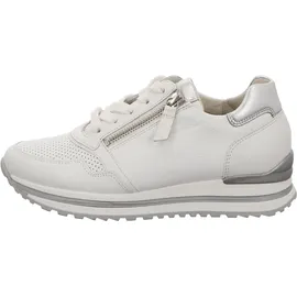 Gabor Sneaker Low Damen Weiß/Silber Weite H 38