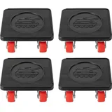 Möbel Transportrollen Set, Möbelheber mit 4 Stück Bewegen Sliders Schwere Möbelrollen Verschieben Werkzeuge Max for 400KG, 360 Graddrehbar Pads PU Rad