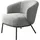 Schöner Wohnen Loungesessel SELVIK Bouclé 73 x 73 x 80 cm Grau