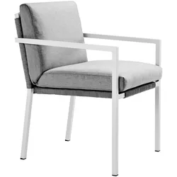 Stapelsessel Club - 301 - weiß standard 737 - light-grey