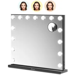 Hollywood Spiegel - 58x48cm - Schwarz - PRE-ORDER