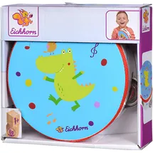 Eichhorn Kinder-Tamburin Musik Tamburin 14,5 x 14,5 x 4,5 cm Holz