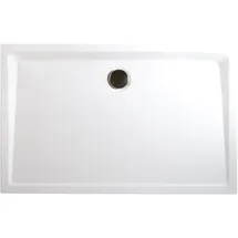 Schulte Duschwanne, Sanitäracryl, extra-flach, rechteckig, 120 cm alpinweiß - weiss