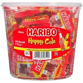 HARIBO Happy Cola Minibeutel Fruchtgummi 100 St.