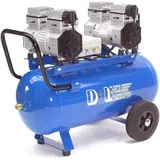 Druckluft Kompressor Silent Leise V4 180/8/50W Ölfrei Flüster Kompressor 50 ltr