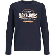 JACK & JONES Jungen JJELOGO Tee LS O-Neck 2 COL NOOS JNR