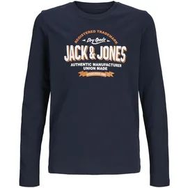 JACK & JONES Jungen JJELOGO Tee LS O-Neck 2 COL NOOS JNR