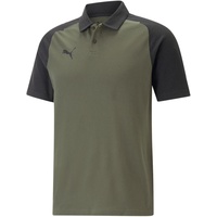 Puma Teamcup Casuals Polo Poloshirt, Grünmoos, XL