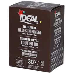 Ideal® Textilfarbe Schokolade Alles in Einem für Waschmaschinen