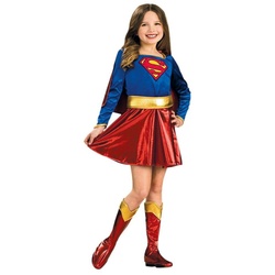 Rubie ́s Kostüm Original Supergirl, Offizielles Superhelden Kostüm für Mädchen blau 104