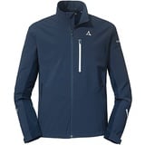 M, wind- und wasserabweisende Winter Wanderjacke mit Body Mapping Technologie, atmungsaktive Outdoorjacke für Wintersport, navy blazer, 52