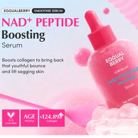 EQQUALBERRY NAD+ Peptide Boosting Serum Öl 30 ml