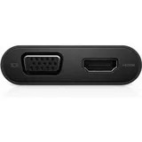 Dell 470-ABRY DA200 Adapter (USB-C-auf-HDMI/VGA/Ethernet/USB 3.0)